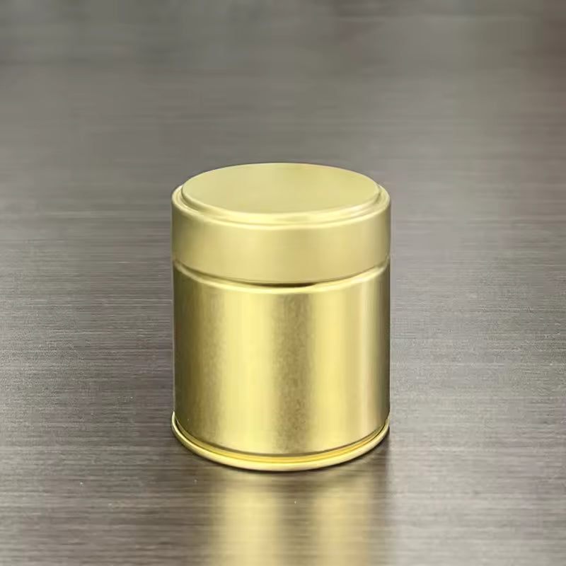 Empty Matcha Tin 30g for OEM/Private Label Silver/Black/White/Gold