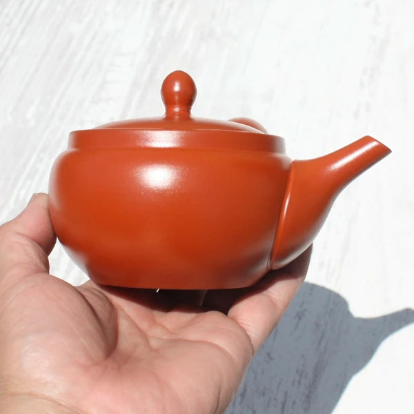Red Clay Kyusu Teapot (Tokoname ware)