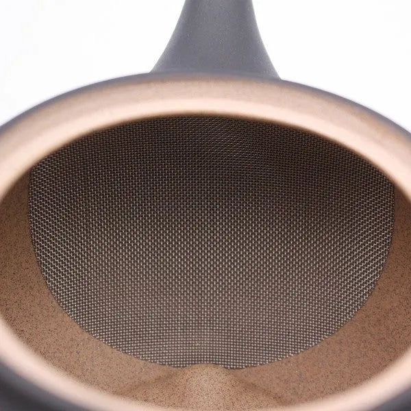 Kyusu Teapot Black-Bokashi with Stainless Strainer (Tokoname ware) - JJ Market