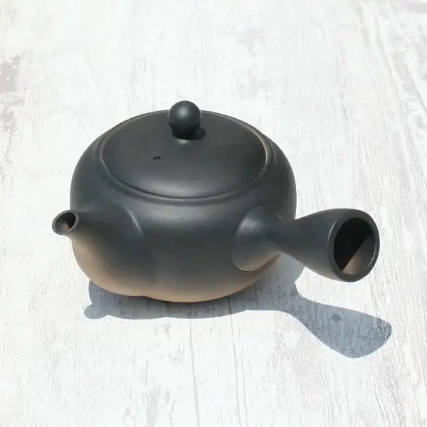 Kyusu Teapot Black-Bokashi with Stainless Strainer (Tokoname ware) - JJ Market