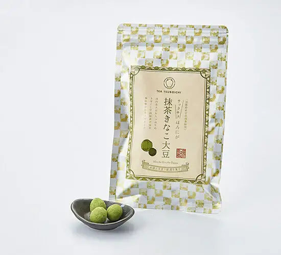Crunchy Matcha Kinako Soybeans from Tsuboichi 60g
