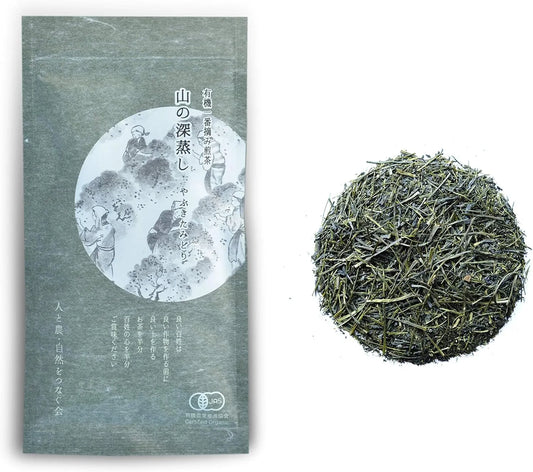 Sencha Organic Yama no Fukamushi from NaturaliTea 100g - JJ Market