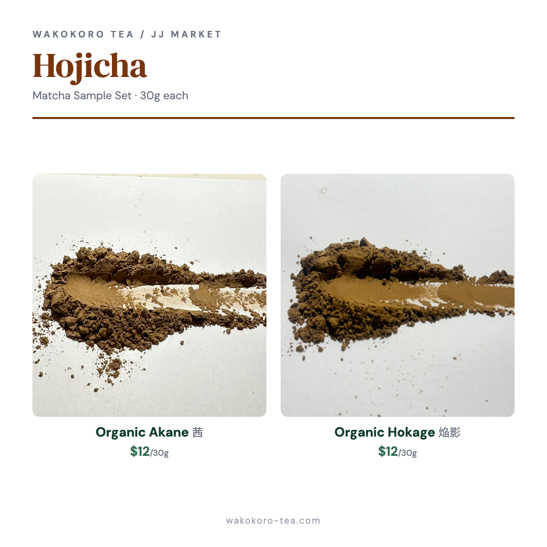 Hojicha Powder Sample Set
