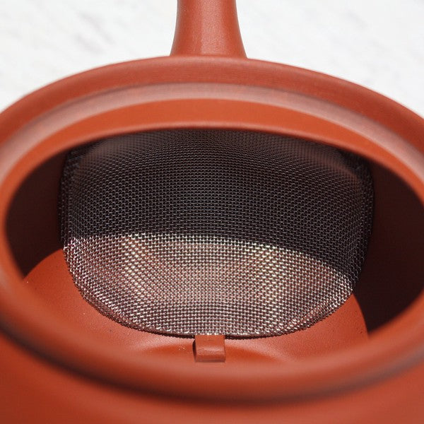 Kyusu Teapot Red Sakura (Tokoname ware)