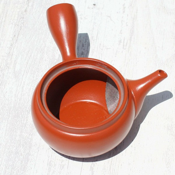 Red Clay Kyusu Teapot (Tokoname ware)