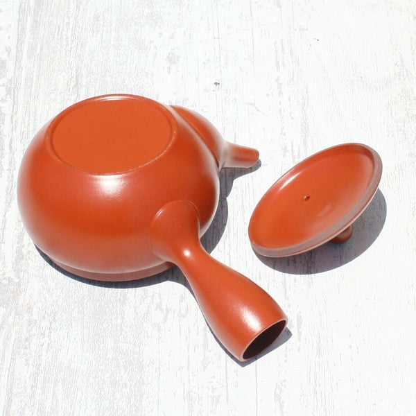 Red Clay Kyusu Teapot (Tokoname ware)