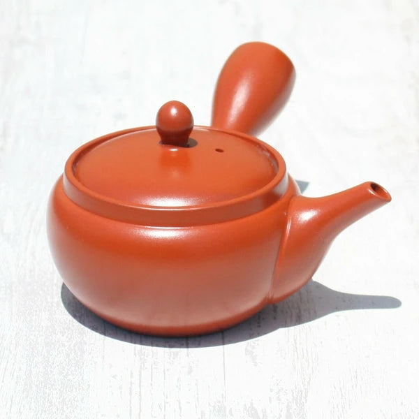Red Clay Kyusu Teapot (Tokoname ware)