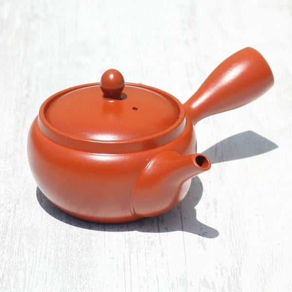 Red Clay Kyusu Teapot (Tokoname ware)