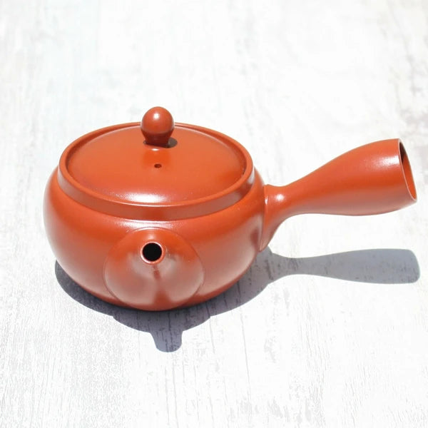 Red Clay Kyusu Teapot (Tokoname ware)