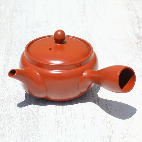 Red Clay Kyusu Teapot (Tokoname ware)