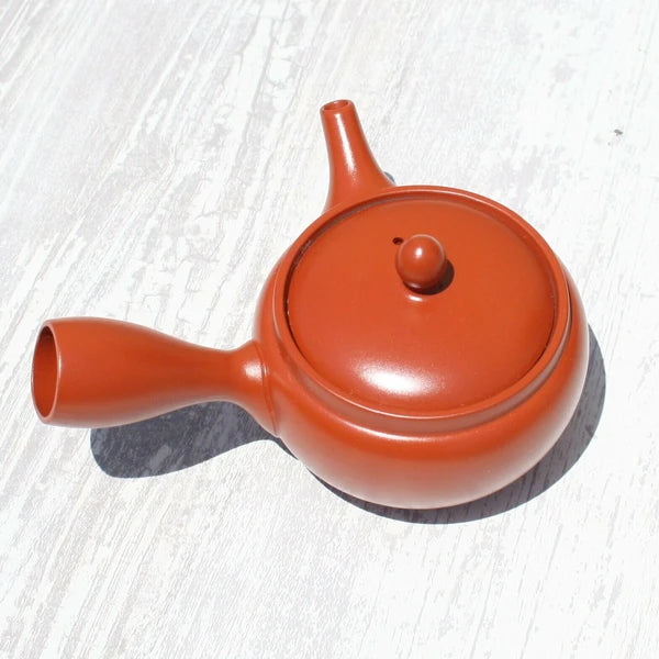 Red Clay Kyusu Teapot (Tokoname ware)