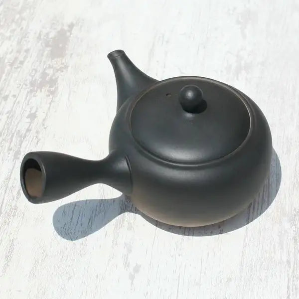 Kyusu Teapot Black-Bokashi with Stainless Strainer (Tokoname ware) - JJ Market