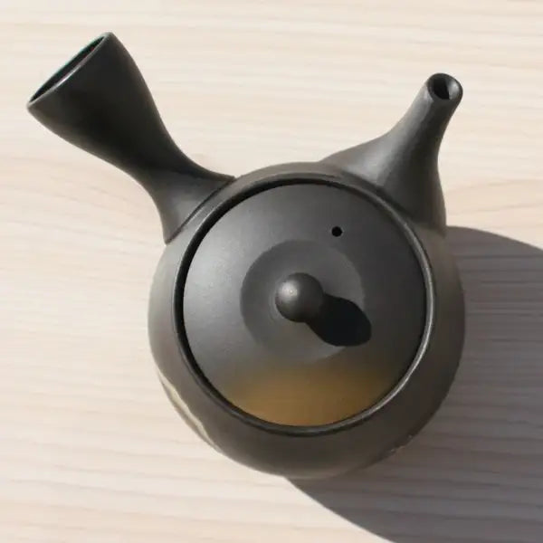 Kyusu Teapot Fuji Owl with Stainless Strainer (Tokoname ware) - JJ Market