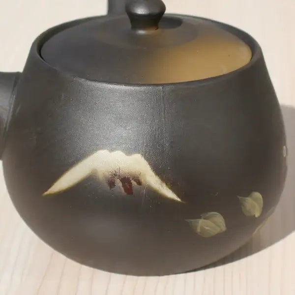 Kyusu Teapot Fuji Owl with Stainless Strainer (Tokoname ware) - JJ Market