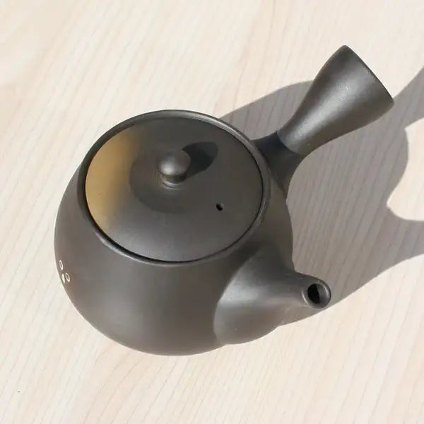 Kyusu Teapot Fuji Owl with Stainless Strainer (Tokoname ware) - JJ Market