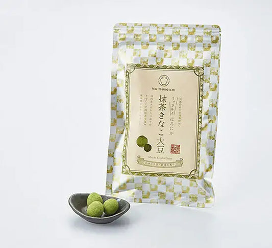 Crunchy Matcha Kinako Soybeans from Tsuboichi 60g