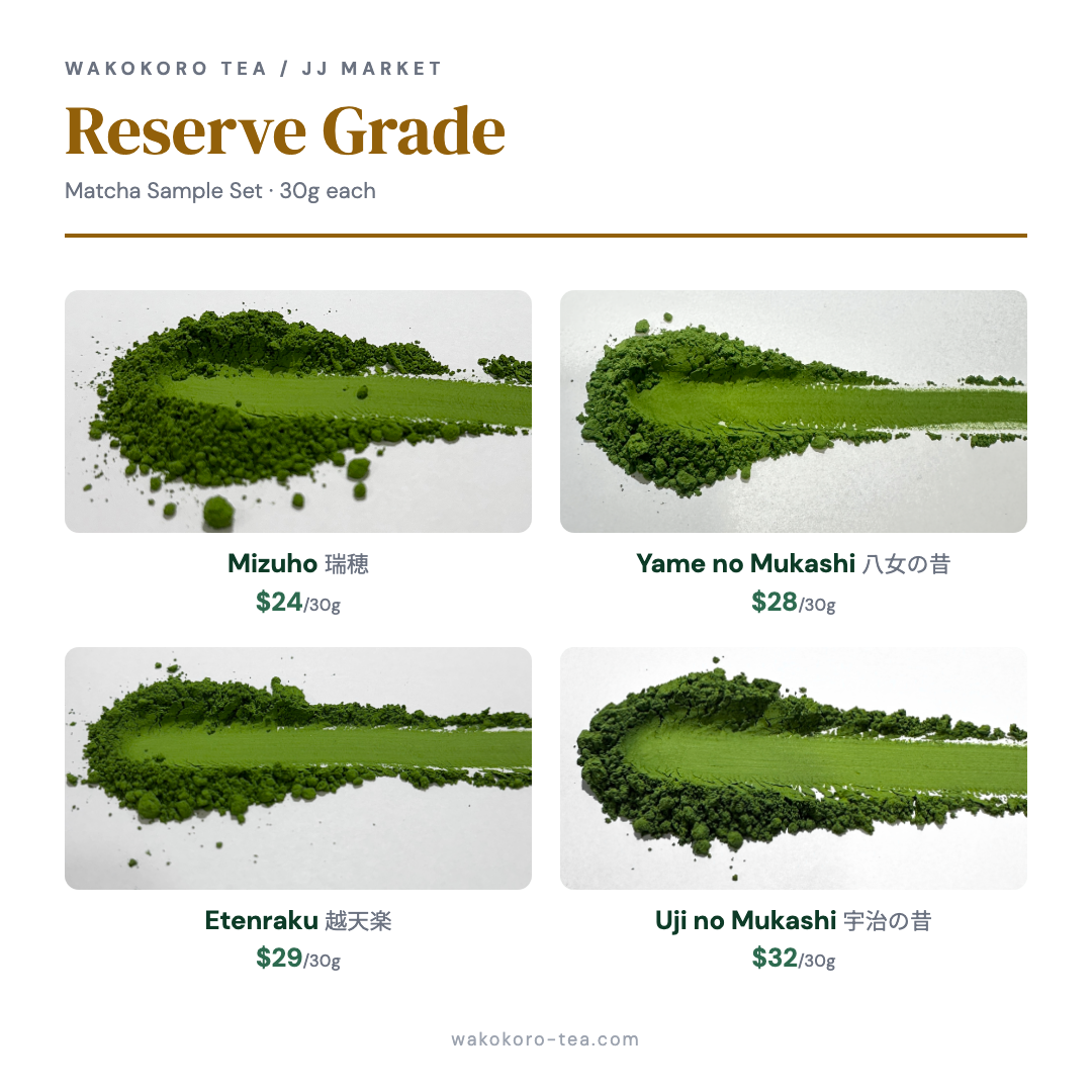 Reserve Ceremonial Grade Matcha Sample Set
