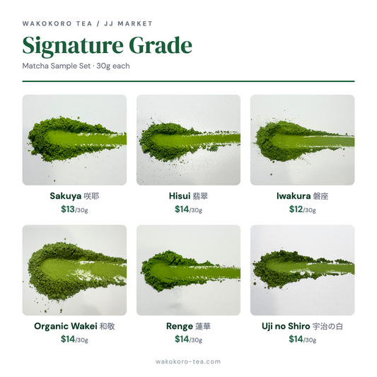 Signature Ceremonial Grade Matcha Sample Set