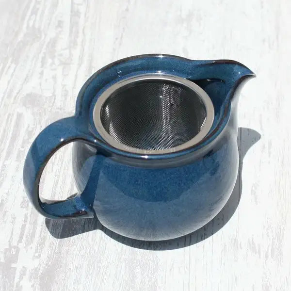 Teapot Blue (Mino ware) - JJ Market